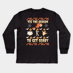 spooky season Kids Long Sleeve T-Shirt